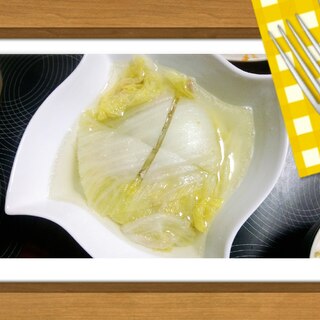 白菜のミルフィーユ中華スープ